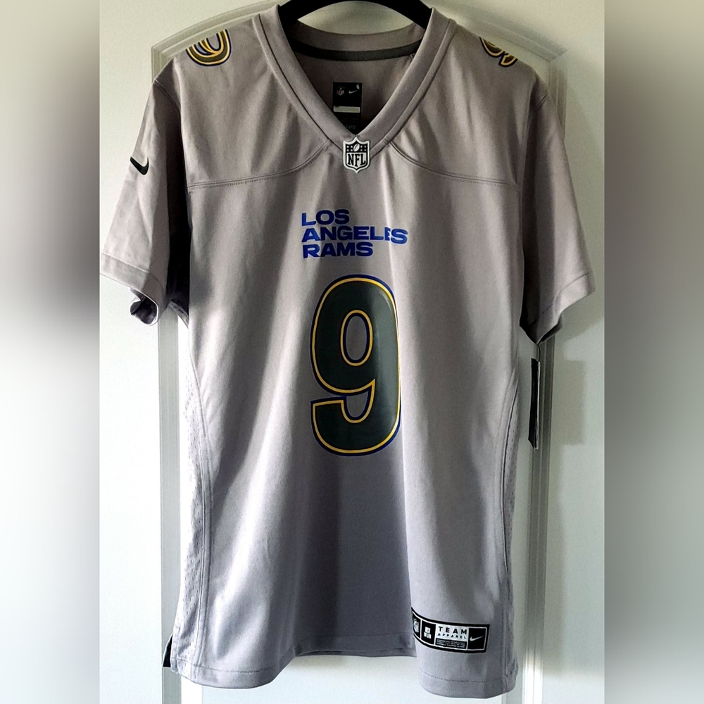 Nike NFL Onfield Apparel Los Angeles Rams Jersey Stafford 9 Men Woman NWT Size L
